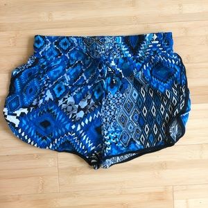 Fun mosaic printed fabric shorts!